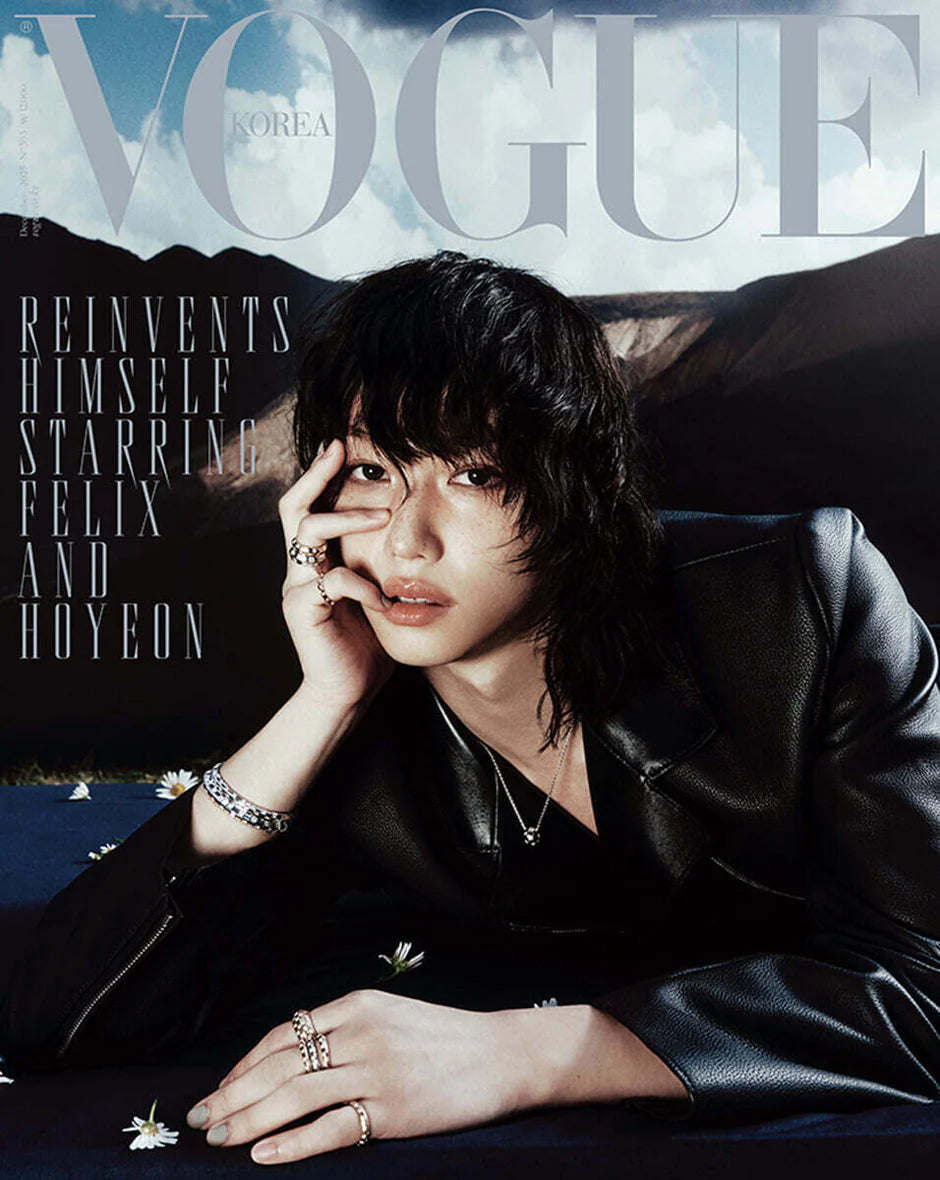 vogue - [2025, december] - cover : stray kids felix