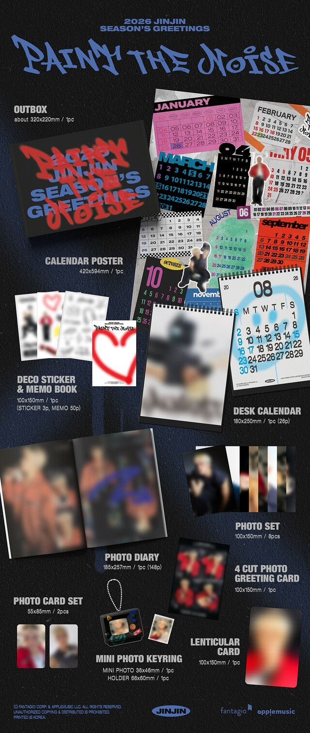 jinjin - [paint the noise] 2026 season’s greetings