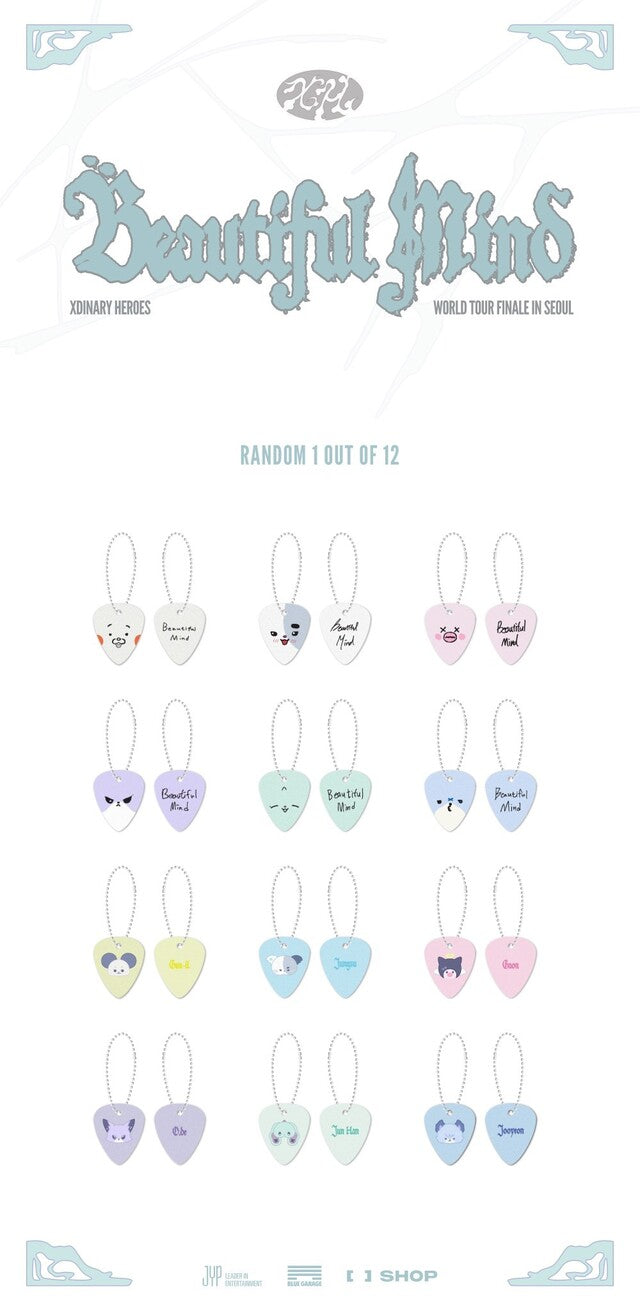 xdinary heroes - [beautiful mind finale] secret pink keyring