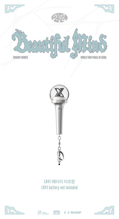 xdinary heroes - [beautiful mind finale] mini lightstick keyring