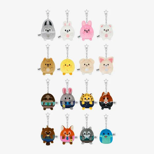 stray kids - [zootopia 2 skzoo] ufufy plush keyring