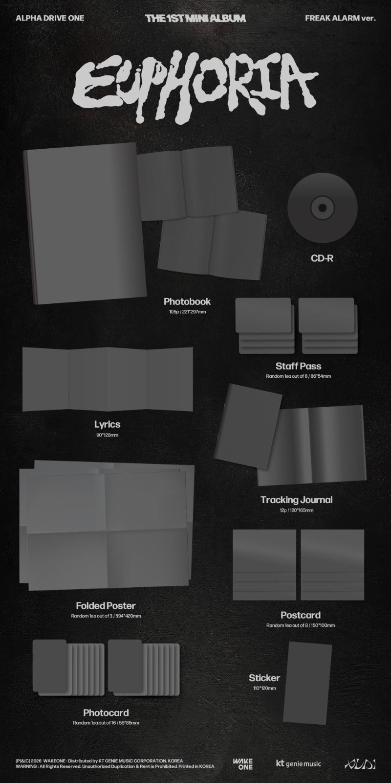 alpha drive one - [1st mini album] freak alarm ver.