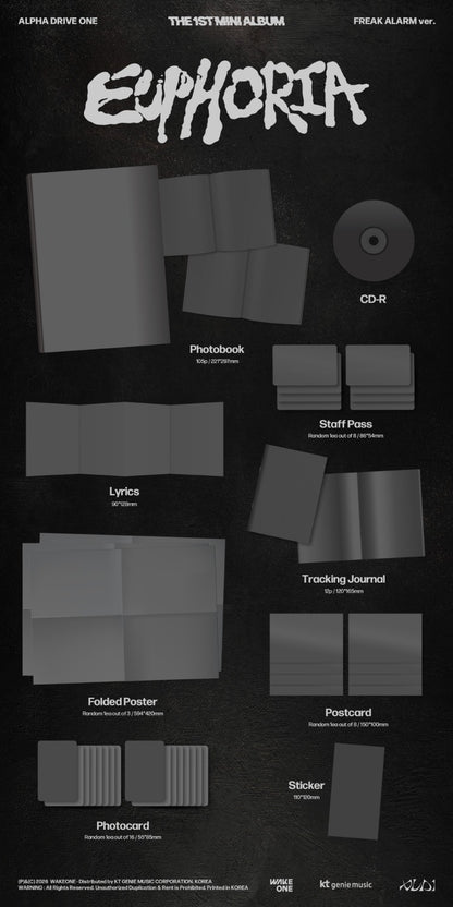 alpha drive one - [1st mini album] freak alarm ver.