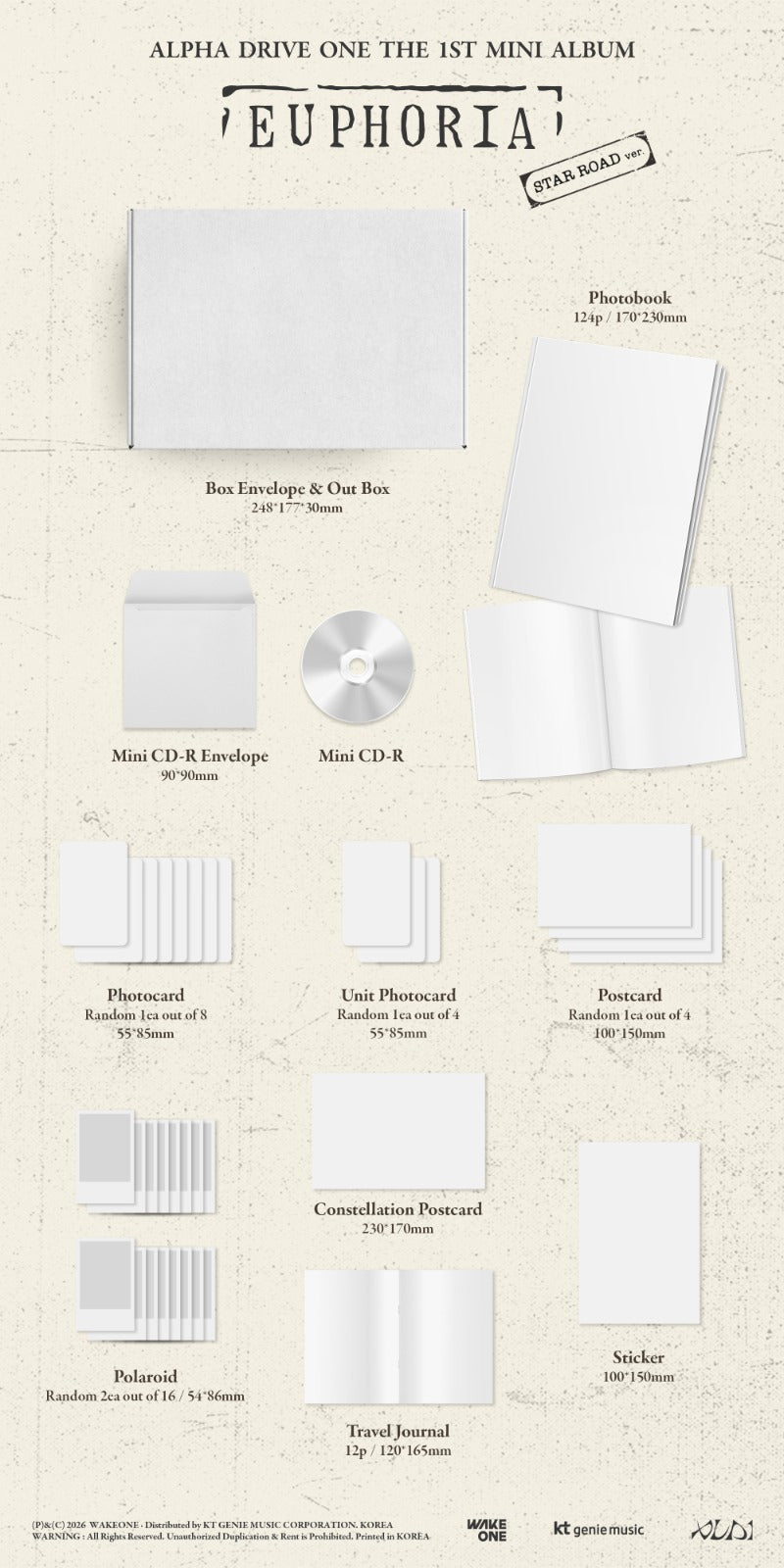 alpha drive one - [1st mini album] star road ver.