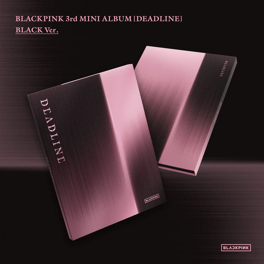 [pob] blackpink - 3rd mini album [deadline] black ver.