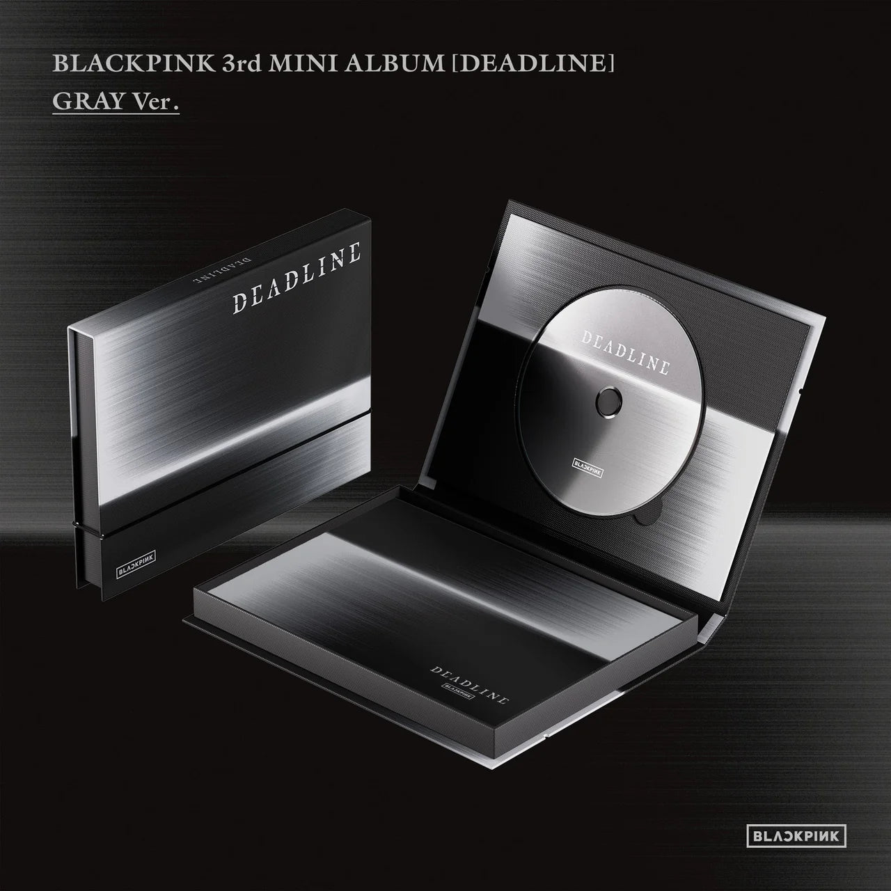 [pob] blackpink - 3rd mini album [deadline] gray ver.