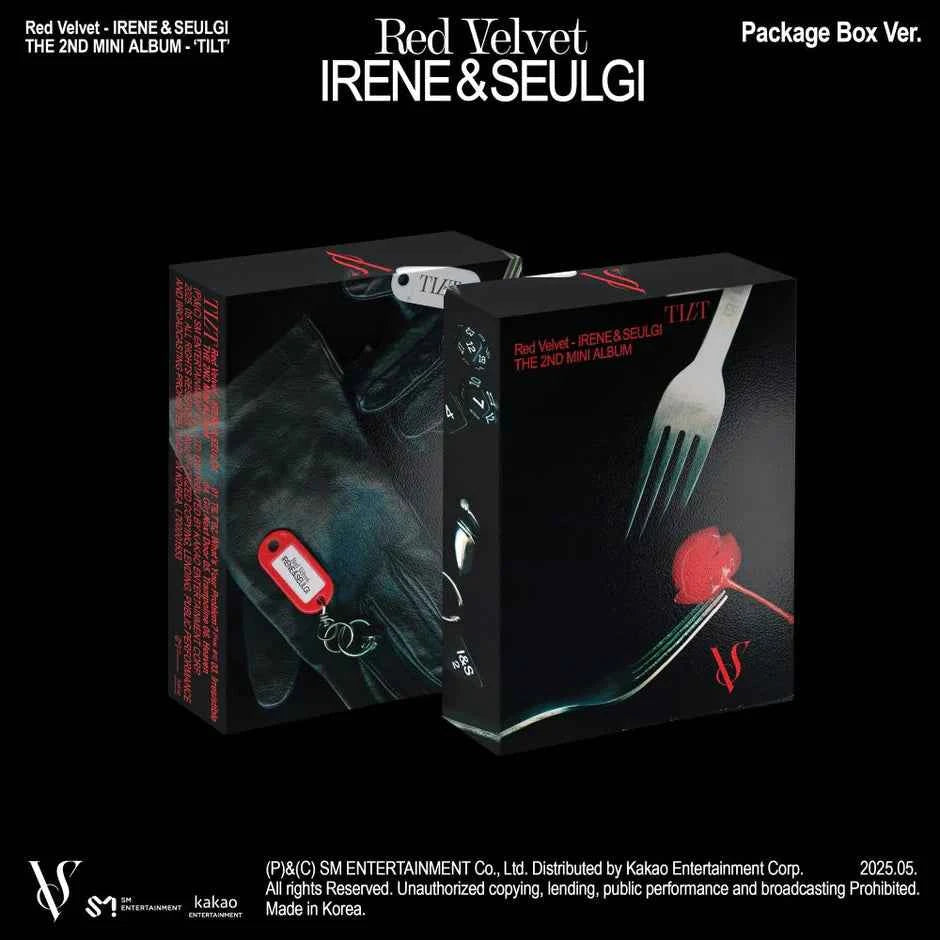 irene & seulgi (red velvet) - 2nd mini album [tilt] package box ver.