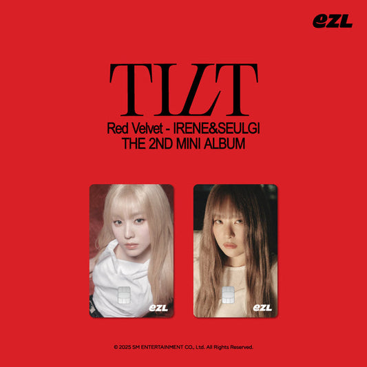 irene & seulgi (red velvet) - [tilt] ezl transportation card (korea)