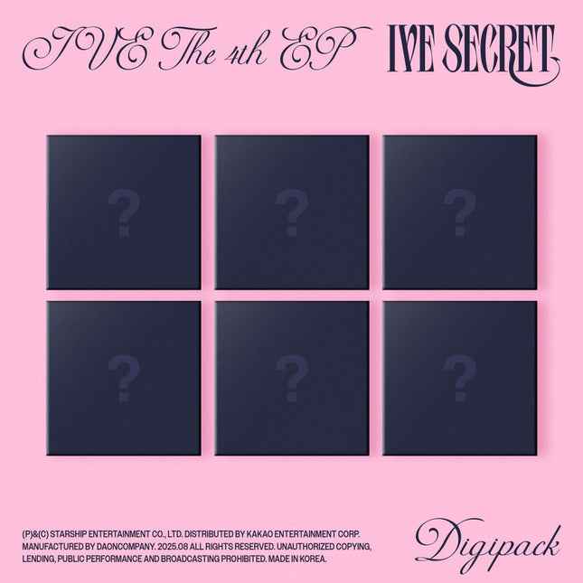 ive - 4th ep [ive secret] digipack ver.