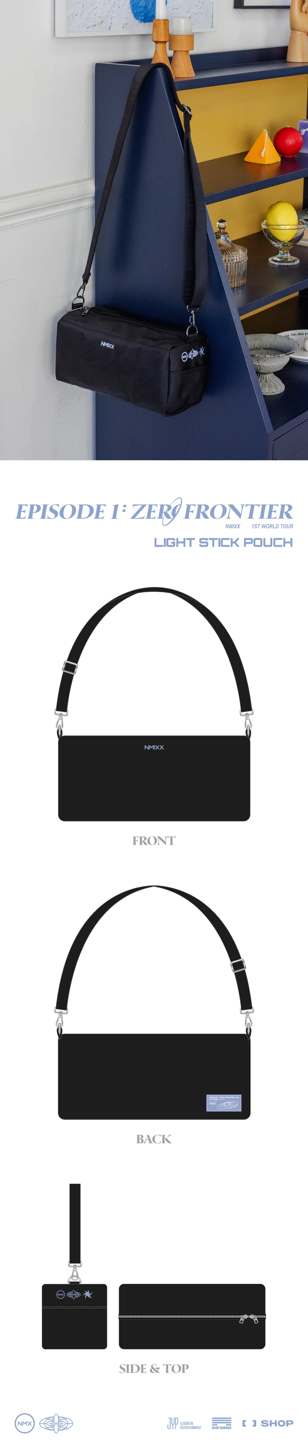 nmixx - [episode 1: zero frontier 1st world tour in incheon] lightstick pouch