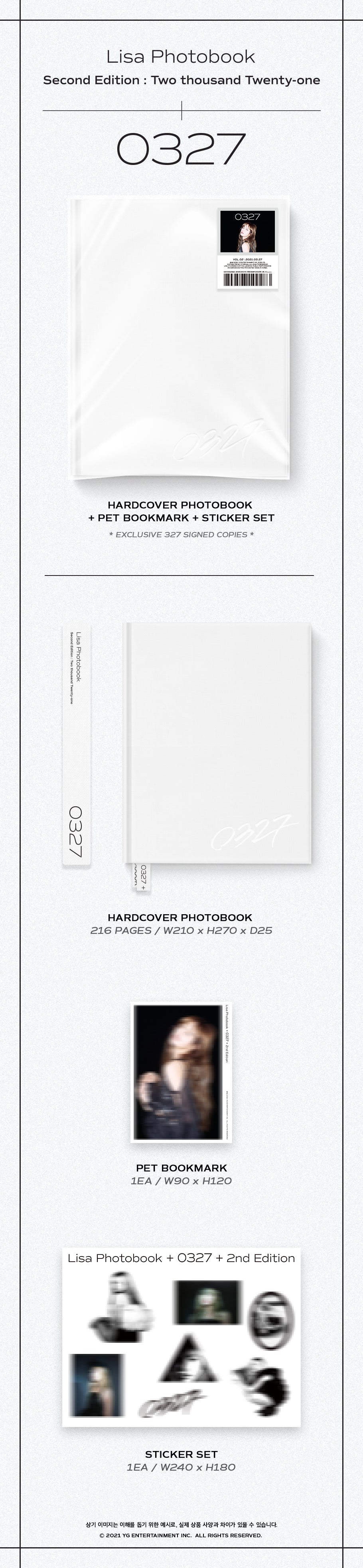 lisa - lisa photobook [0327] vol. 2 - second edition -