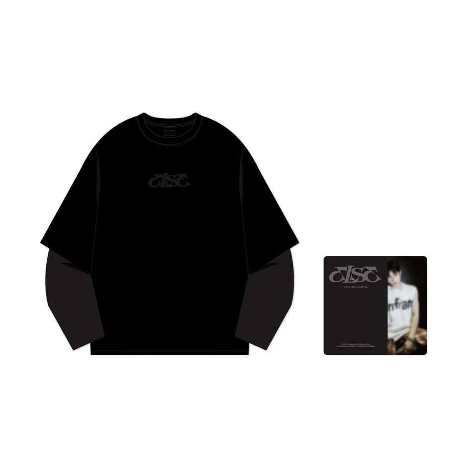 cha eun woo - [else 2nd mini album] pop-up official md long sleeve t-shirt