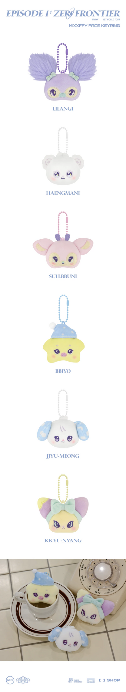 nmixx - [episode 1: zero frontier 1st world tour in incheon] mixxffy face keyring