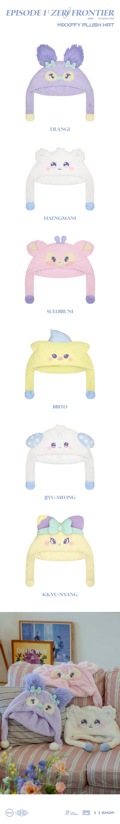 nmixx - [episode 1: zero frontier 1st world tour in incheon] mixxffy plush hat