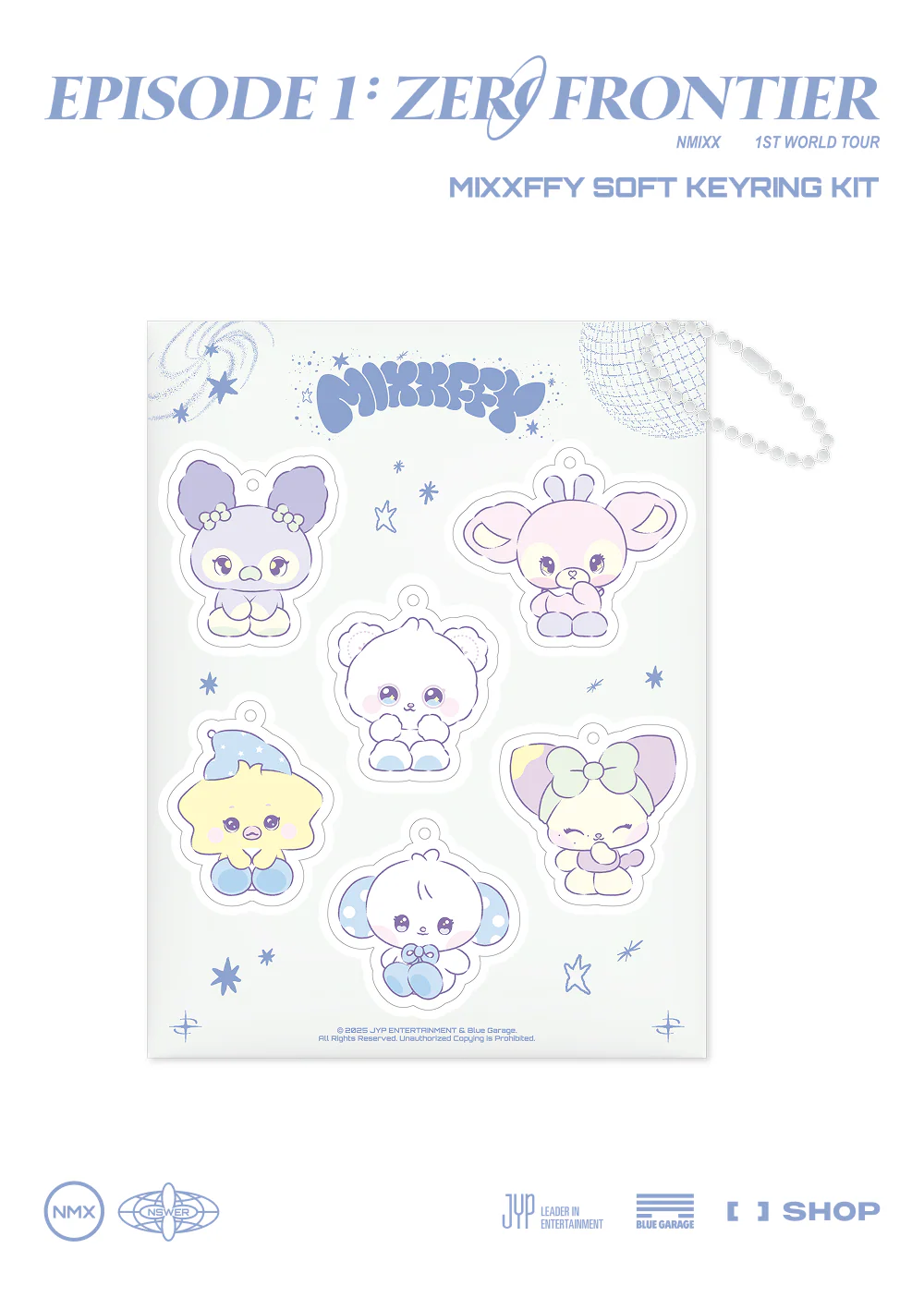 nmixx - [episode 1: zero frontier 1st world tour in incheon] soft keyring kit