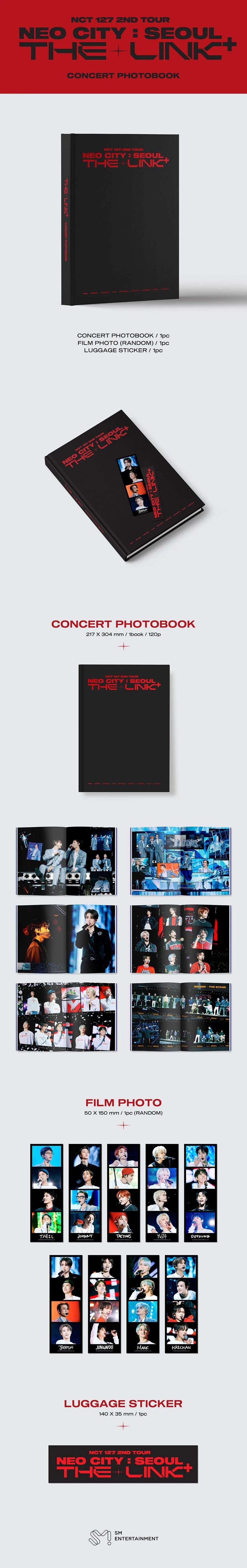 nct 127 - 2nd tour [neo city seoul - the link] concert photobook