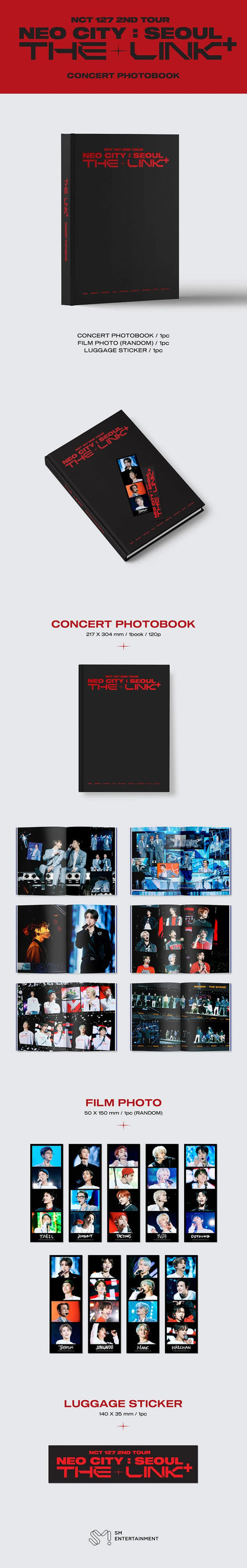 nct 127 - 2nd tour [neo city seoul - the link] concert photobook