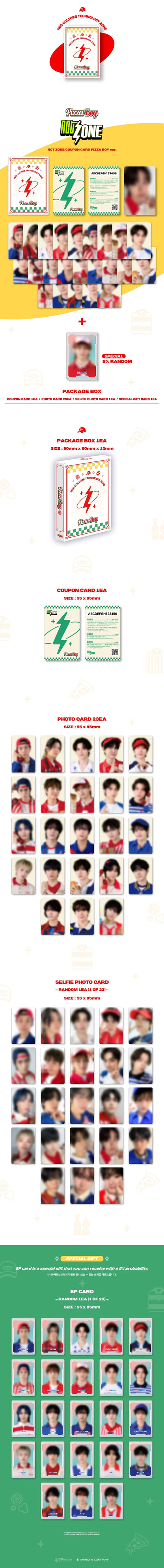 nct - [nct zone coupon card] pizza boy ver.