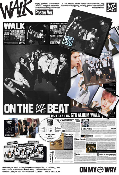 nct 127 - 6th album [walk] poster ver.
