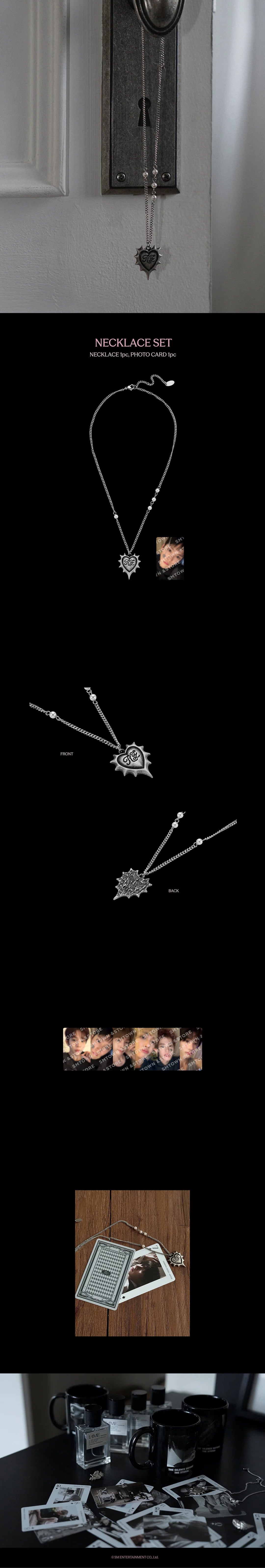 riize - [silence: inside the fame] necklace set