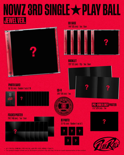 nowz - 3rd single [play ball] jewel ver.