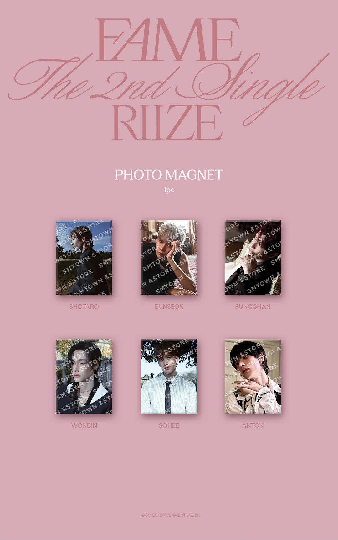 riize - [silence: inside the fame] photo magnet