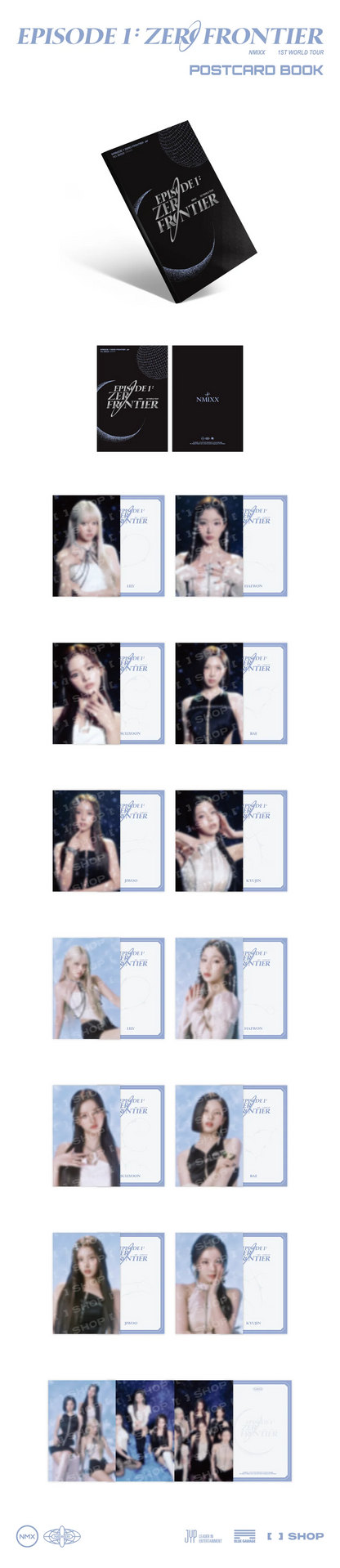 nmixx - [episode 1: zero frontier 1st world tour in incheon] postcard book