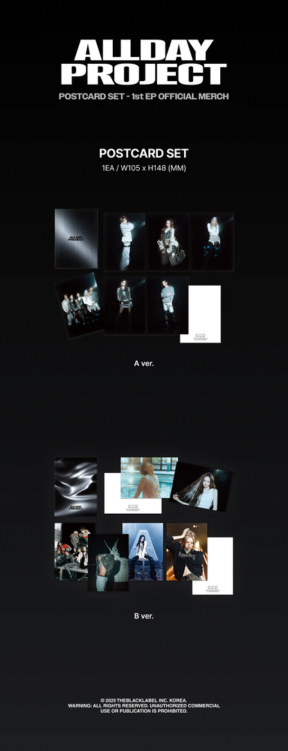 allday project - [1st ep] official md postcard set