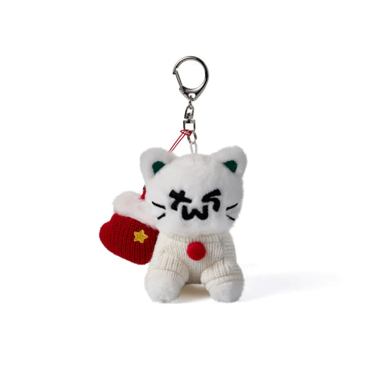 tws - [holiday with us] cat plush keyring