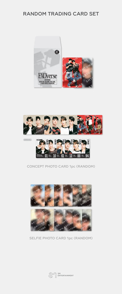 exo - ['exo'verse' 2025 exo fan meeting] random trading card set