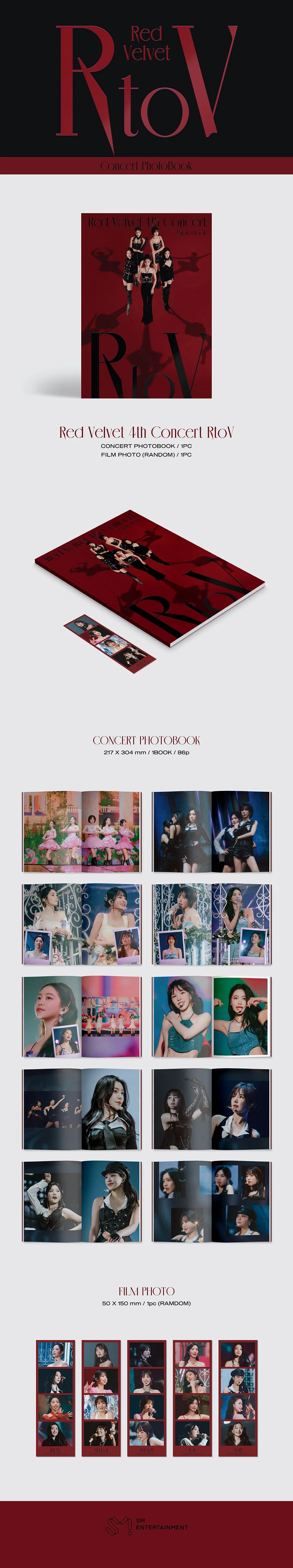 red velvet - 4th concert : r to v concert photobook