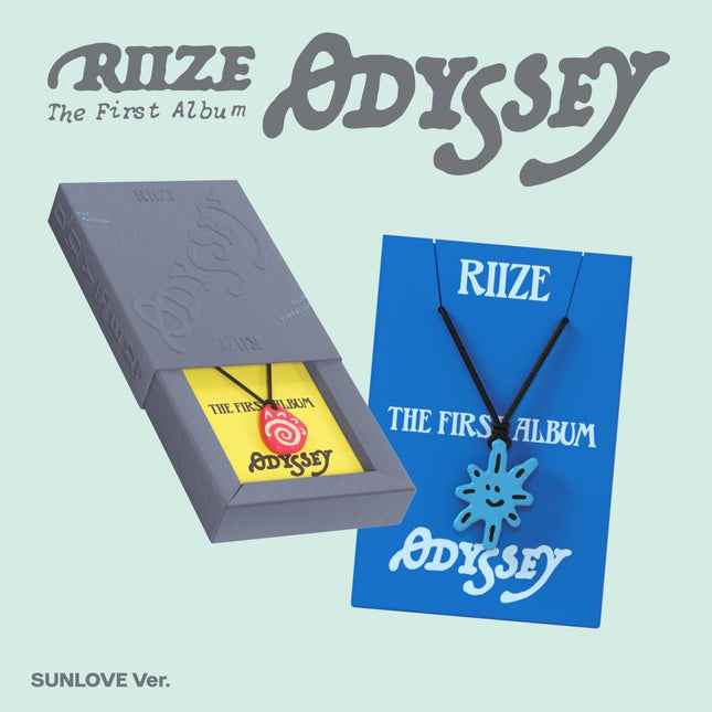 riize - 1st album [odyssey] sunlove limited edition y ver. (smart album)