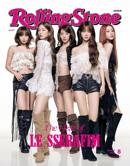 rolling stone japan - [2025, august] - cover : le sserafim