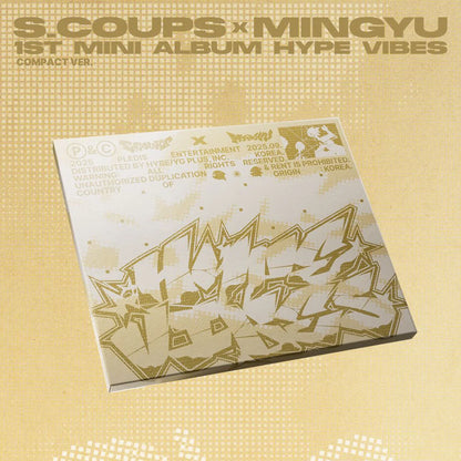 s.coups x mingyu (seventeen) - 1st mini album [hype vibes] compact ver.