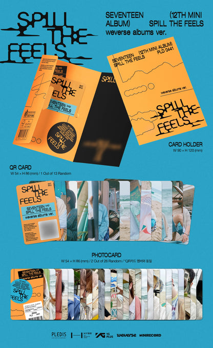 seventeen - 12th mini album [spill the feels] weverse albums ver.