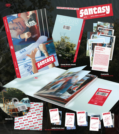 sf9 - 14th mini album [fantasy] postcard book ver.