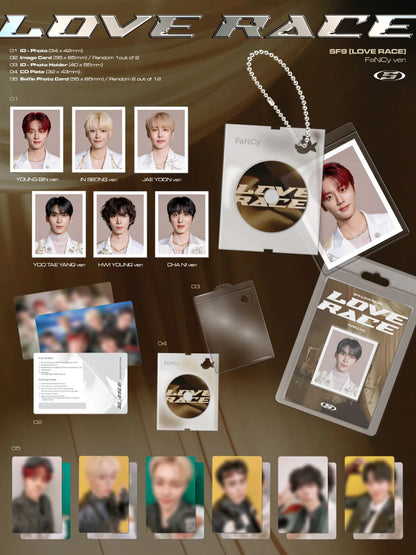 sf9 - 15th mini album [love race] fancy ver.