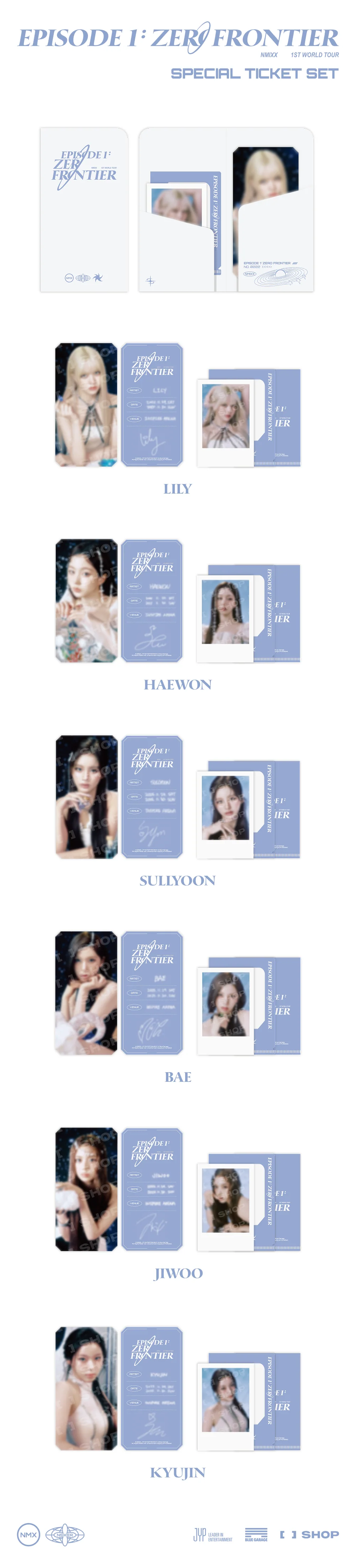 nmixx - [episode 1: zero frontier 1st world tour in incheon] special ticket set