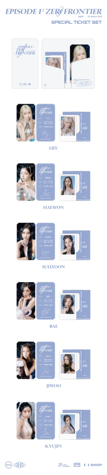 nmixx - [episode 1: zero frontier 1st world tour in incheon] special ticket set