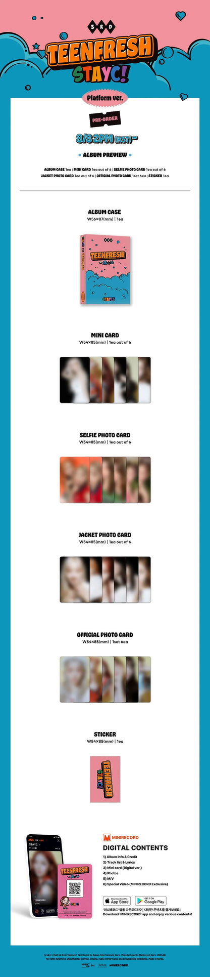 stayc - 3rd mini album [teenfresh] platform ver.