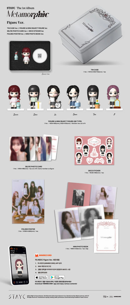 stayc - 1st album [metamorphic] figure ver. (limited edition)