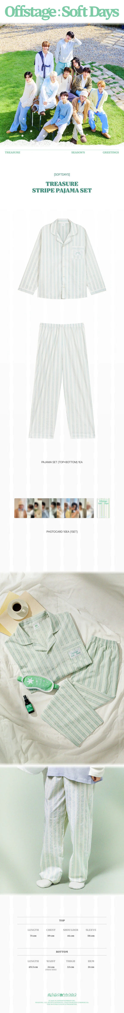 treasure - [offstage: soft days] official md pajama set