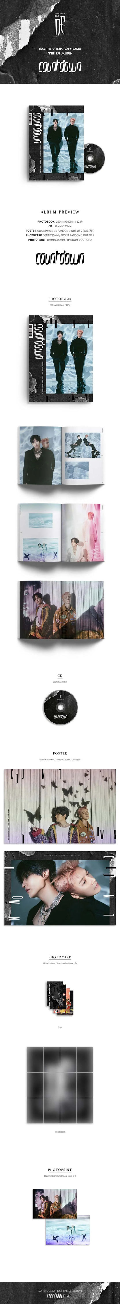 super junior d&e - countdown [1st album] countdown ver.