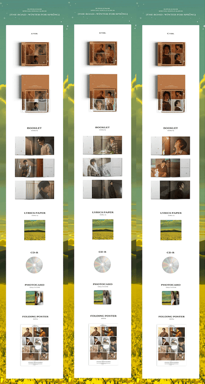 super junior - the road : winter for spring [special single album]