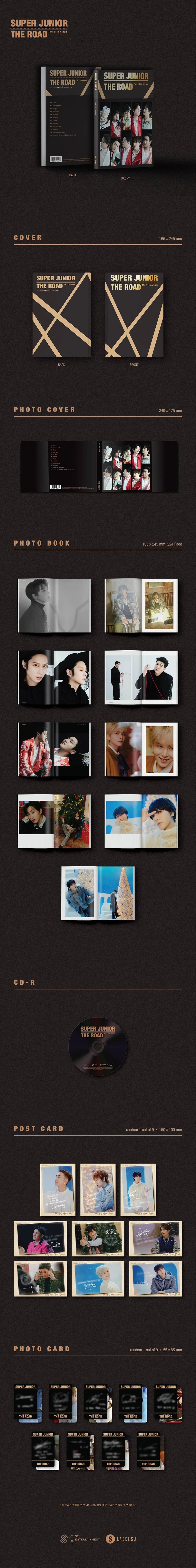 super junior - 11th album [the road] photobook ver.