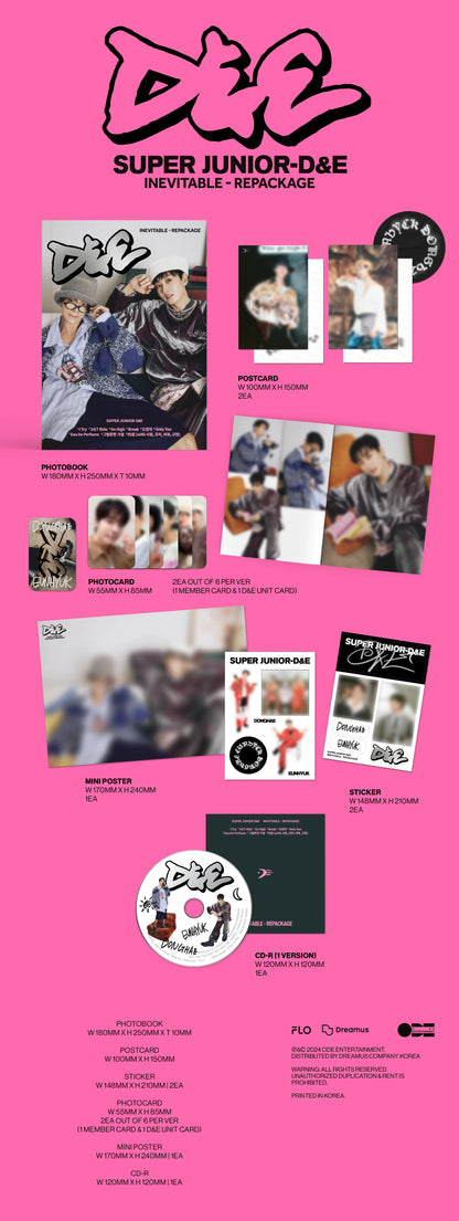 super junior d&e - 6th mini album [inevitable] repackage