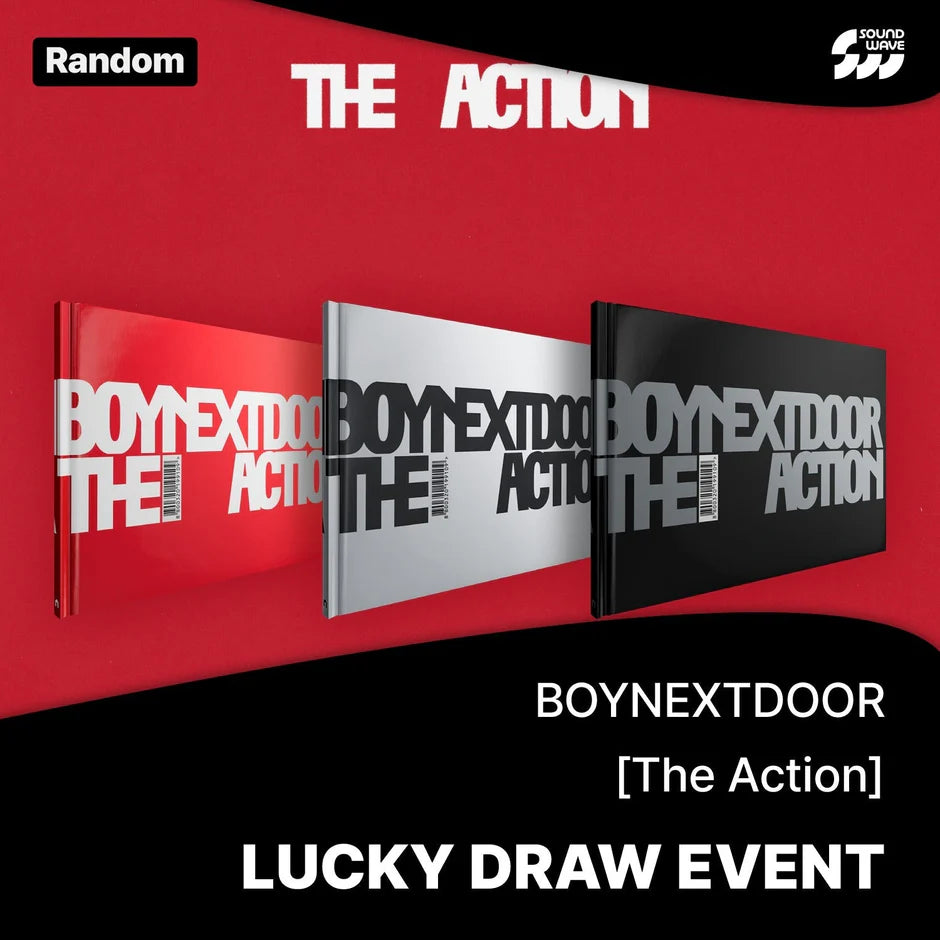 [soundwave] boynextdoor - [the action] 5th ep album [lucky draw event] standard ver.