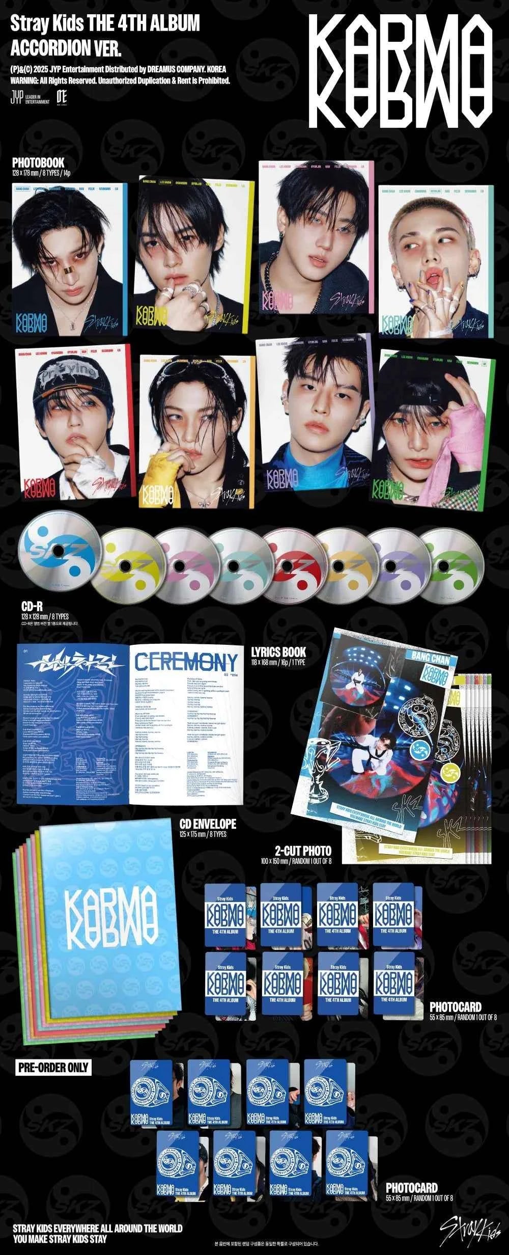 stray kids - 4th album [karma] accordion ver.