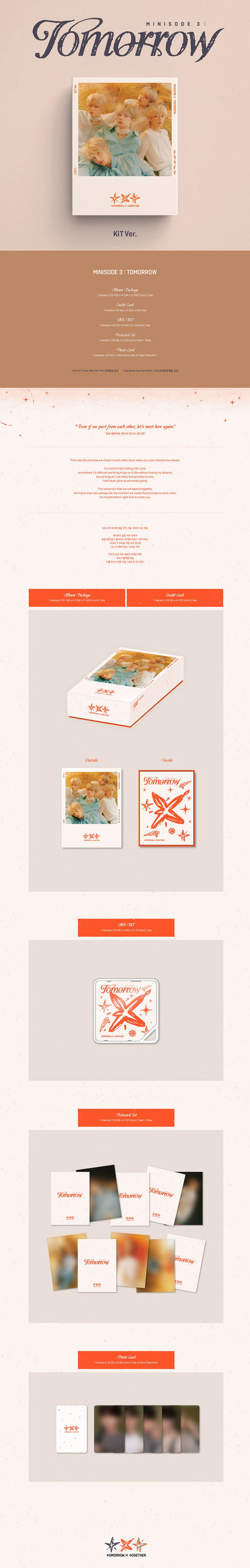 txt - 6th mini album [minisode 3: tomorrow] kit ver.