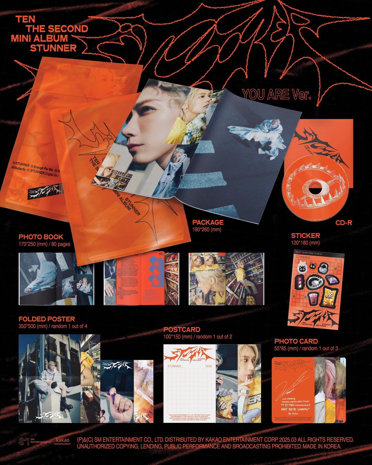 ten - 2nd mini album [stunner] you are ver.